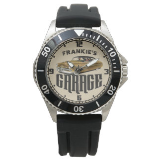 Personalized YOUR NAME 1950 Mercury Merc Garage Watch