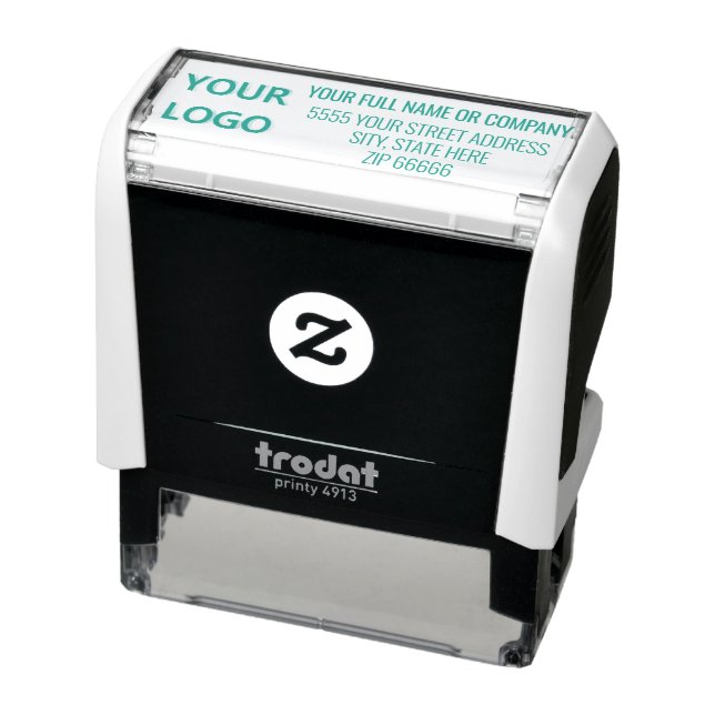 Personalized Your Name Address Stamp with Logo (Product)