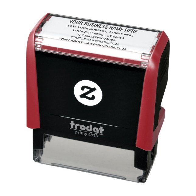 Personalized Your Name Address Text Info Stamp (Product)