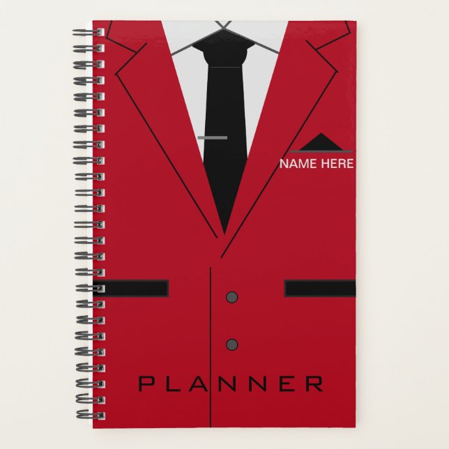 Personalized Your Name Business Planner Funny (Front)