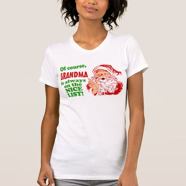 Personalized (your name) Christmas T-Shirt (Front)