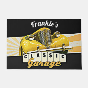Personalized   Your Name   Classic Car Garage Doormat