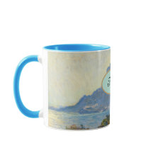 Personalized "Your Name" Claude Monet Mountain