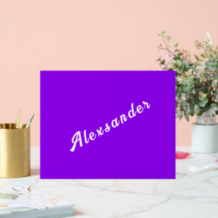 Personalized Your Name Custom Colours and Fonts Acrylic Sign