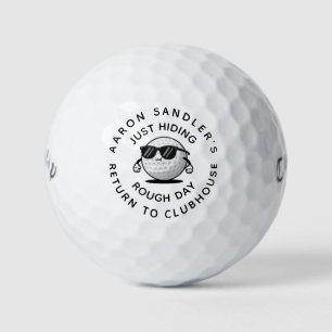 Personalized Your Name Just Hiding Rough Golf Ball
