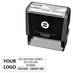 Personalized Your Name Logo Address Stamp