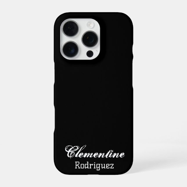 Personalized  Your Name models 11-15 Fits iPhone Case (Back)