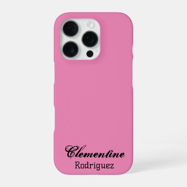 Personalized  Your Name models 11-15 Fits iPhone Case (Back)