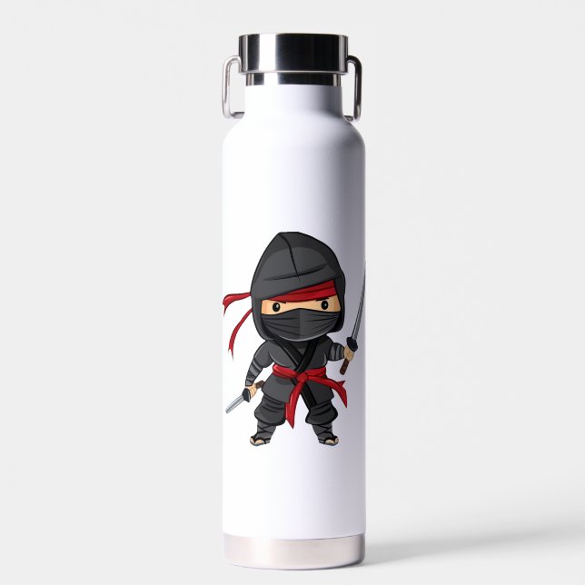 Personalized Your Name Ninja Water Bottle (Front)