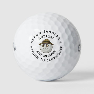 Personalized Your Name Not Lost Just On Safari Golf Balls