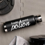 Personalized Your Name Potion  Water Bottle<br><div class="desc">Fun water bottle with your name for men. You can fill it with your personal fitness potion you need for your workout. :-)</div>