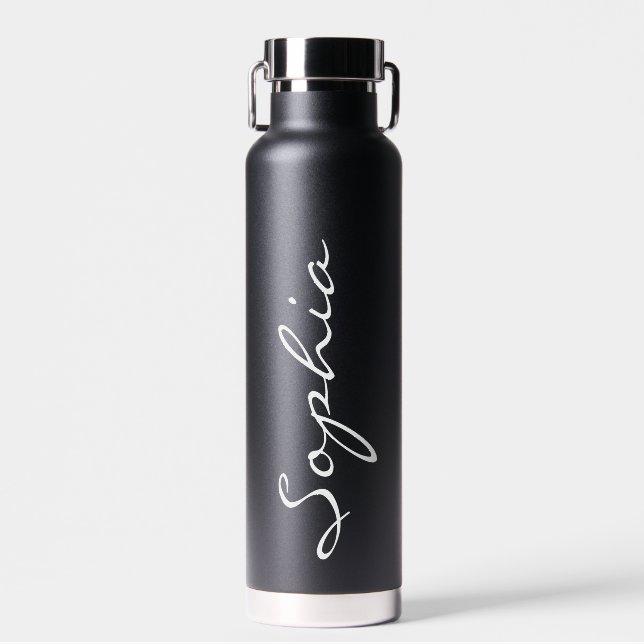 Personalized Your Name Travelling Hiking Camping Water Bottle (Front)