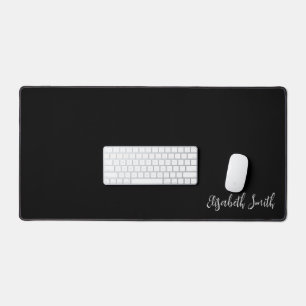 Personalized Your Name with Black & White Desk Mat