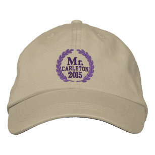 Personalized Your Name Year for Mr. Embroidery Embroidered Hat