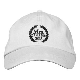 Personalized Your Name Year for Mrs. Embroidery Embroidered Hat