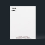 Personalized Your Own Design Business Letterhead<br><div class="desc">Choose Colours and Fonts - Simple Personalized Your Business Letterhead with Logo - Add Your Logo - Image or QR Code - Photo / Address - Contact Information / more - Resize and move or remove and add elements / image with Customization tool. Choose your favourite colours / font /...</div>