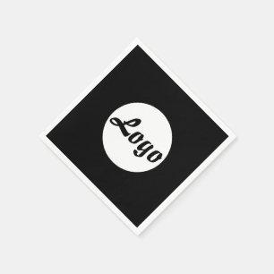 PERSONALIZED YOUR OWN LOGO OFFICE BUSINESS MODERN NAPKIN