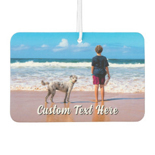 Personalized Your Pet Photo Air Freshener Add Text