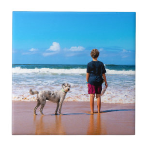 Personalized Your Pet Photo Ceramic Tile Gift