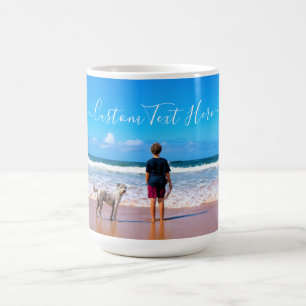 Personalized Your Pet Photo Coffee Mug Custom Text
