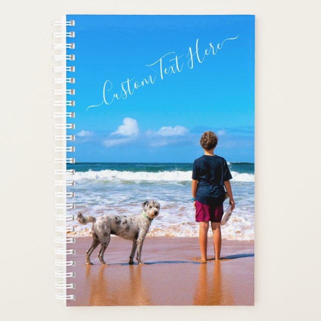 Personalized Your Pet Photo Planner Custom Text (Front)