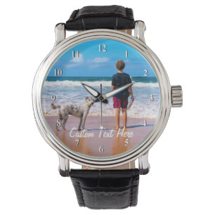Personalized Your Pet Photo Watch with Custom Text
