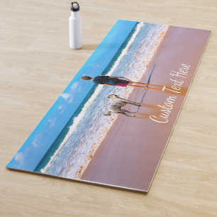 Personalized Your Pet Photo Yoga Mat Custom Text