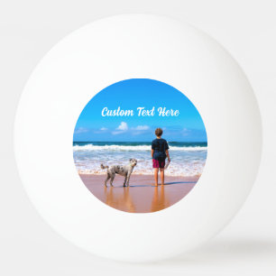 Personalized Your Pet Ping Pong Ball Custom Text
