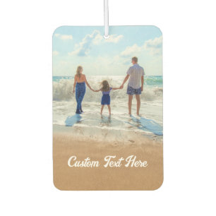 Personalized Your Photo Air Freshener Custom Text