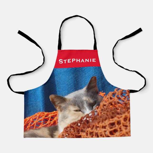 Personalized Your Photo and Name Apron (Front)