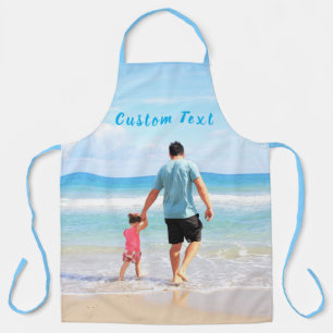 Personalized Your Photo Apron with Custom Text