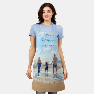 Personalized Your Photo Apron with Custom Text