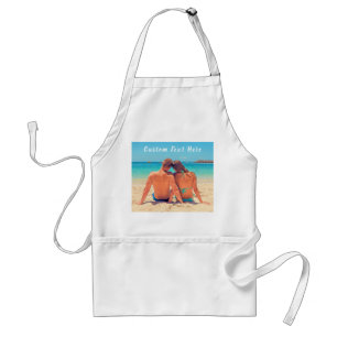 Personalized Your Photo Apron with Custom Text