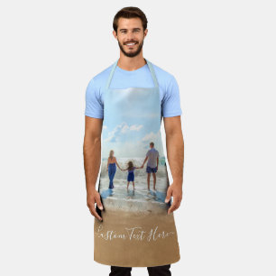 Personalized Your Photo Apron with Custom Text
