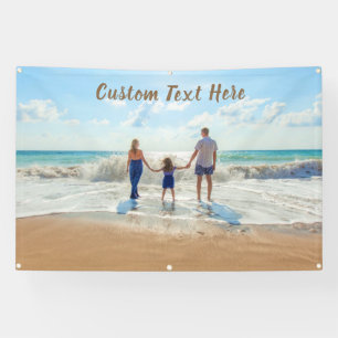 Personalized Your Photo Banner with Custom Text