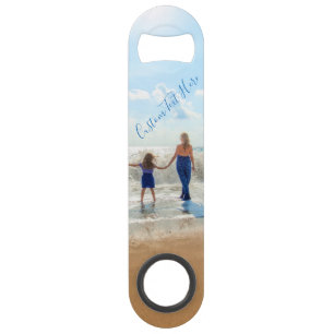 Personalized Your Photo Bar Key with Custom Text