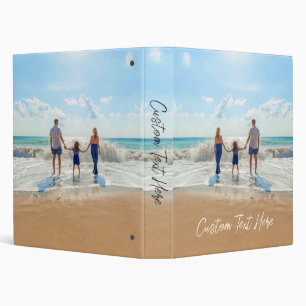 Personalized Your Photo Binder with Custom Text