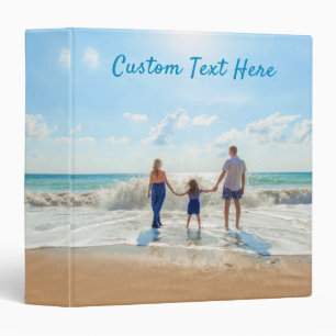 Personalized Your Photo Binder with Custom Text