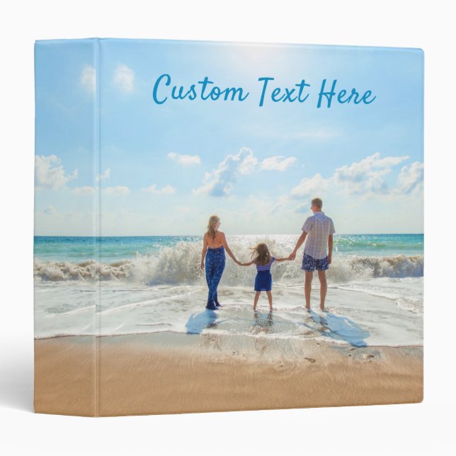 Personalized Your Photo Binder with Custom Text (Front/Spine)