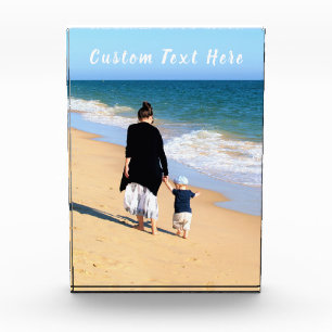 Personalized Your Photo Block Gift Custom Text