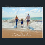 Personalized Your Photo Calendar with Custom Text<br><div class="desc">Custom Photo and Text Calendar - Unique Your Own Design - Personalized Family / Child / Parents / Couple / Friends or Personal Calendars Gift - Add Your Text and Photo - Resize and move or remove and add elements / text with Customization tool. Choose fonts / size / colour...</div>