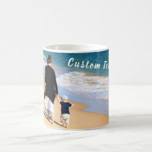Personalized Your Photo Coffee Mug Custom Text