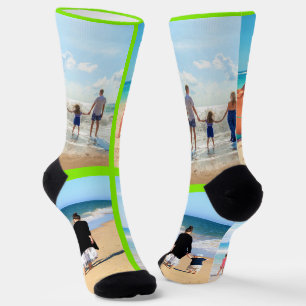 Personalized Your Photo Collage Socks Custom Colou