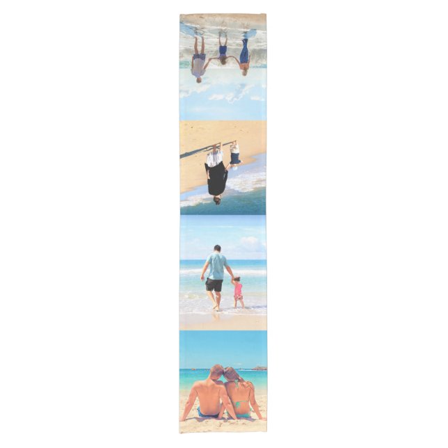 Personalized Your Photo Collage Table Runner (Front)