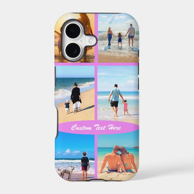 Personalized Your Photo Collage with Custom Text (Back)