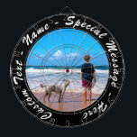 Personalized Your Photo Dart Board and Custom Text<br><div class="desc">Custom Photo and Text Dart Board - Unique Your Own Design Personalized Family / Friends or Personal Dartboards Gift - Add Your Photo / Text / more - Resize and move or remove and add elements / image with Customization tool ! Choose fonts / size / colours ! Good Luck...</div>