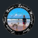 Personalized Your Photo Dart Board and Custom Text<br><div class="desc">Custom Photo and Text Dart Board - Unique Your Own Design Personalized Family / Friends or Personal Dartboards Gift - Add Your Photo / Text / more - Resize and move or remove and add elements / image with Customization tool ! Choose fonts / size / colours ! Good Luck...</div>