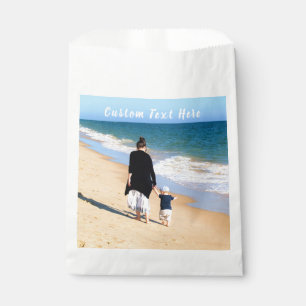 Personalized Your Photo Favour Bag with Custom Tex