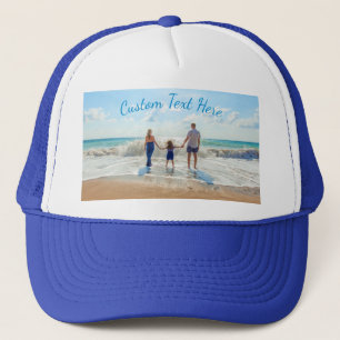 Personalized Your Photo Hat with Custom Text Name