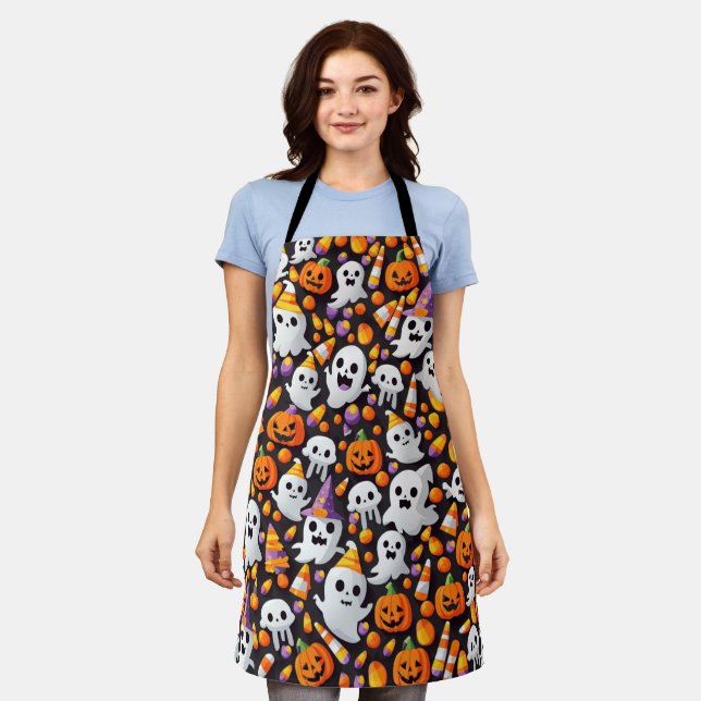 Personalized your photo here T-Shirt Apron (Worn)